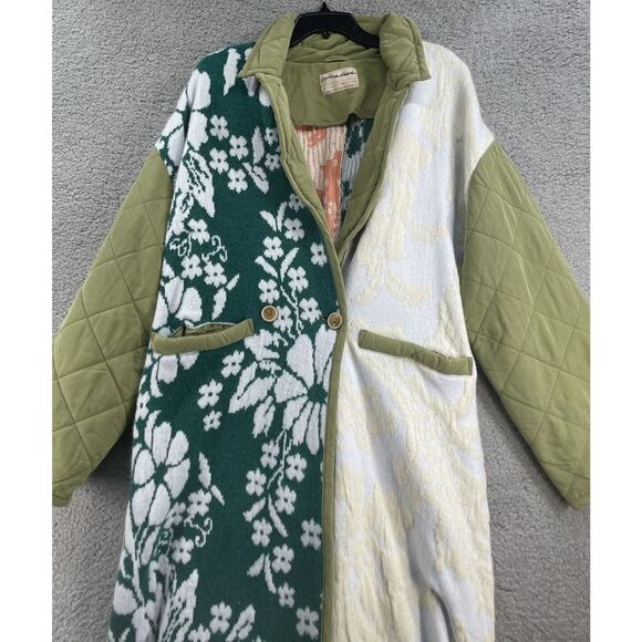 Free People We The Free Home Sweet Home Coat Quilted Knit Coat Small NWOT $398 - Picture 2 of 11